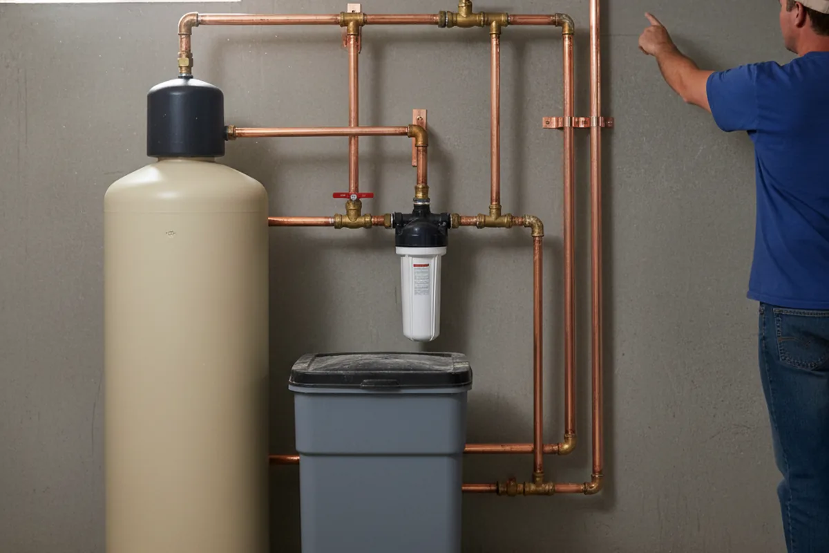 Whole-house water treatment system installed in Isabella